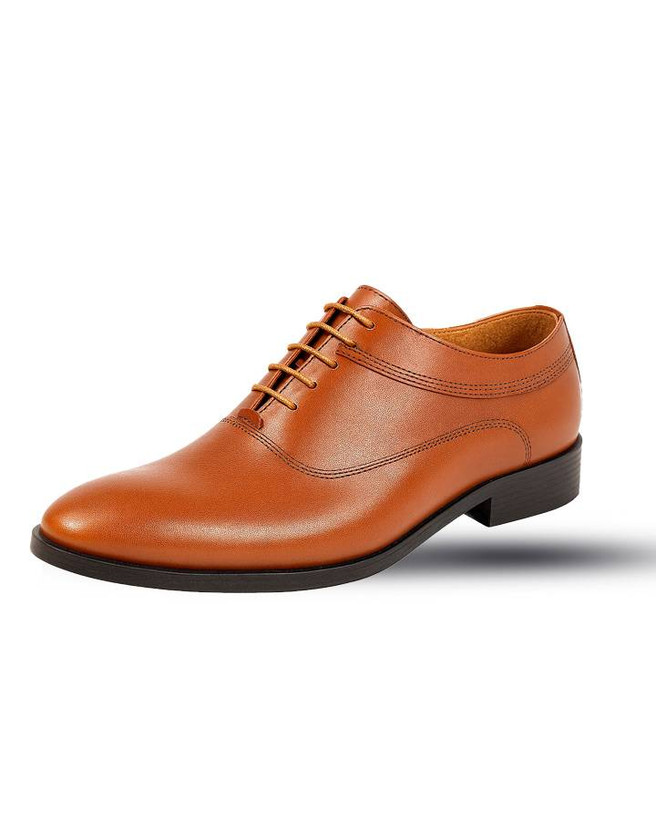 کفش مجلسی مردانه مدل Victor ( عسلی ) کد 6424