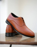 کفش مجلسی مردانه مدل Victor ( عسلی ) کد 6424