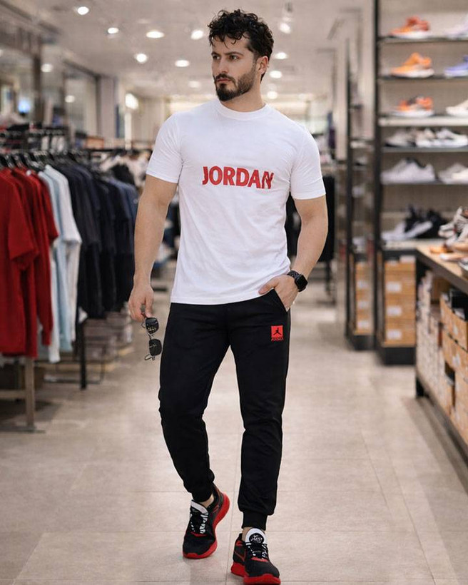 ست تیشرت شلوار jordan کد 6006