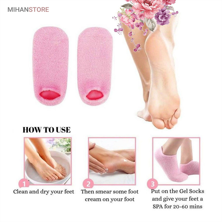 جوراب سیلیکونی ترک پا Spa Gel Socks