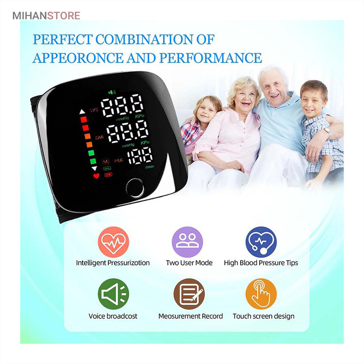 فشارسنج مچی سخنگو مدل Intelligent BP