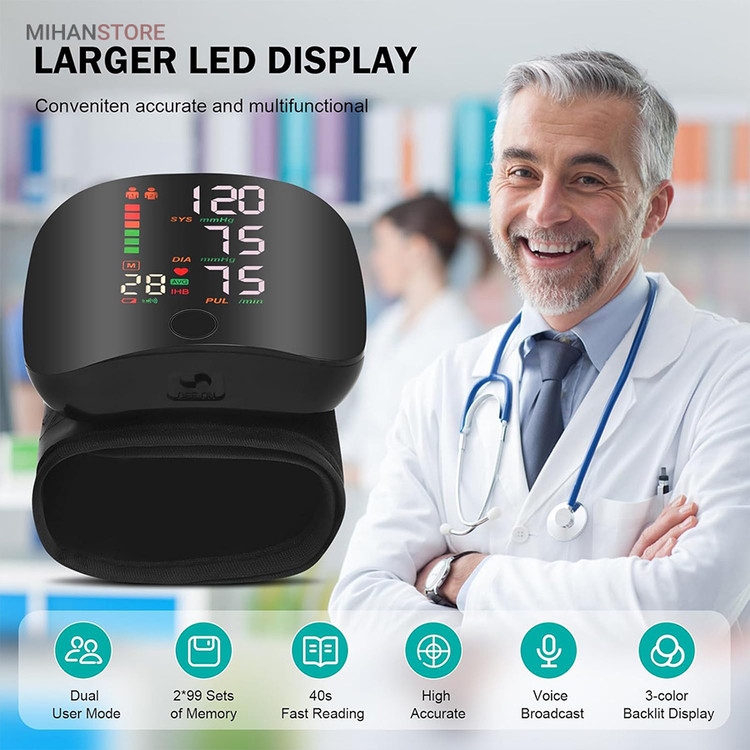 فشارسنج مچی سخنگو مدل Intelligent BP