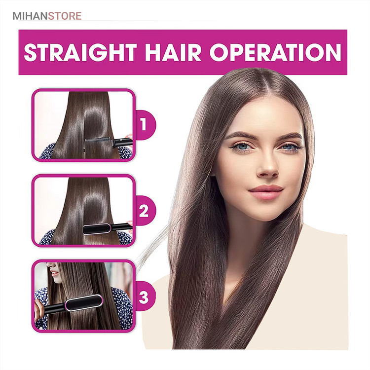 برس حرارتی صاف کننده مو Straight Comb