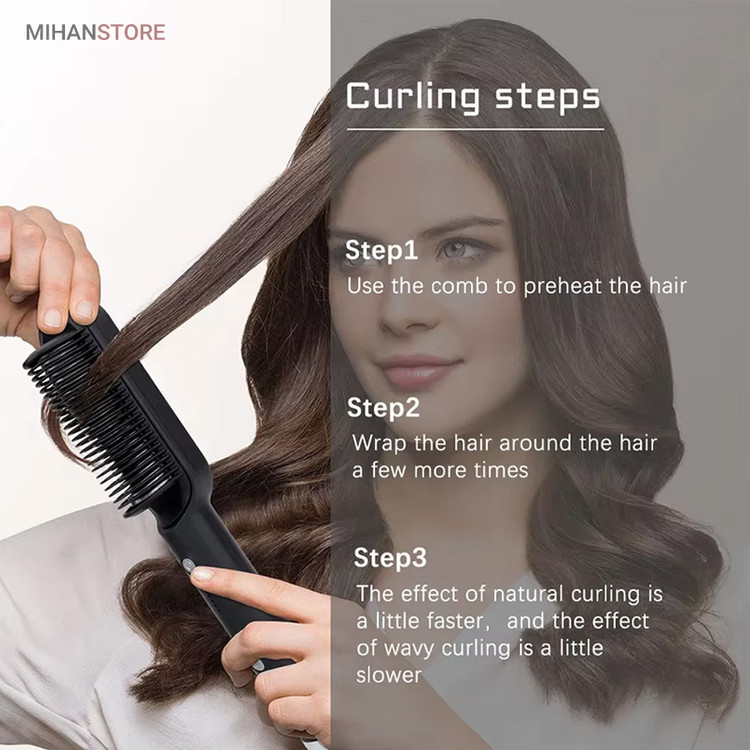 برس حرارتی صاف کننده مو Straight Comb