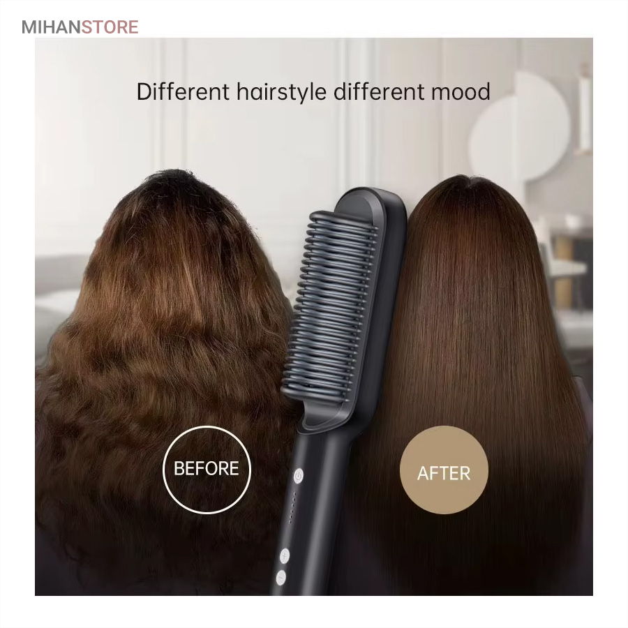 برس حرارتی صاف کننده مو Straight Comb