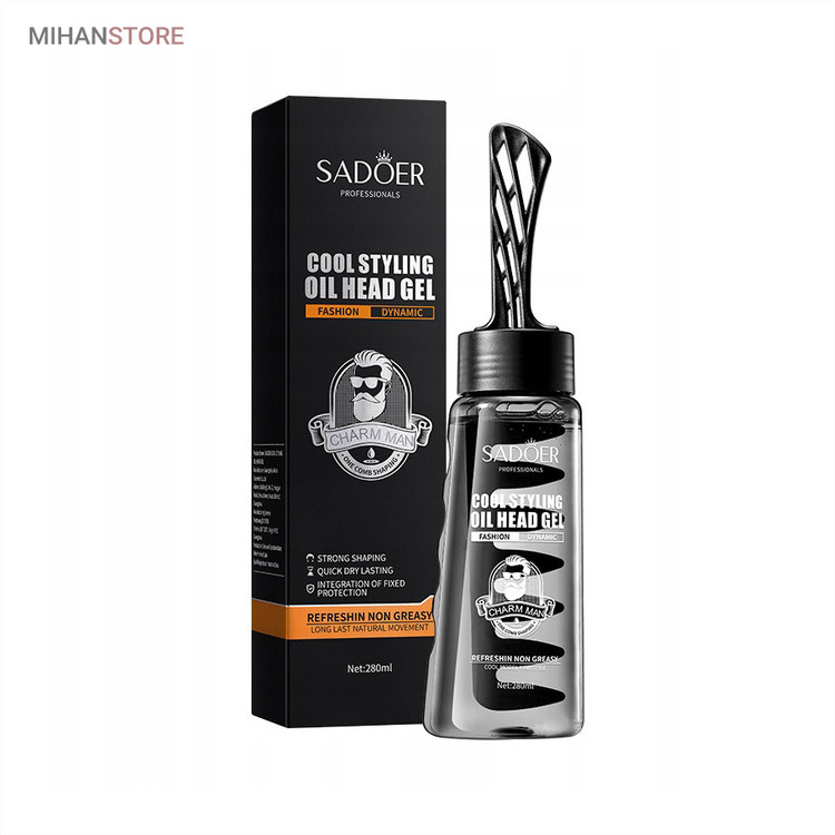 عکس ژل مو برس دار SADOER