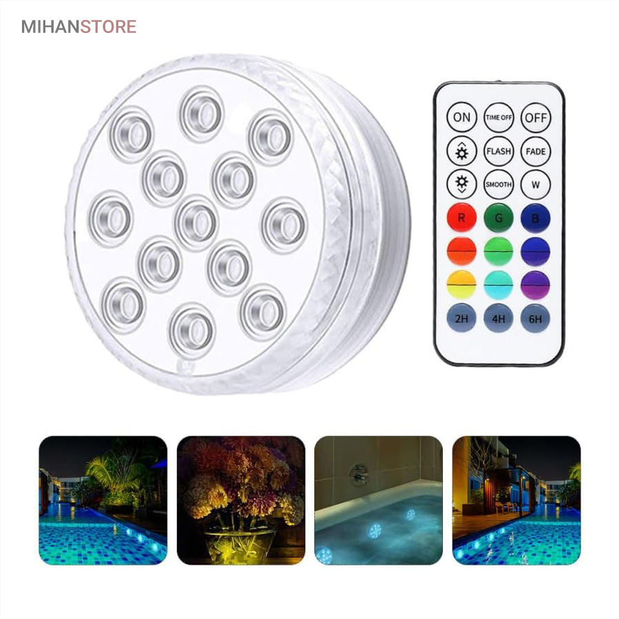 چراغ LED ریموت دار ضد آب