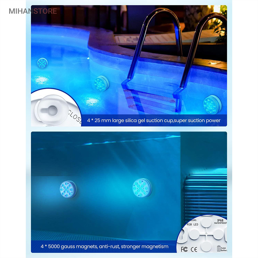 چراغ LED ریموت دار ضد آب