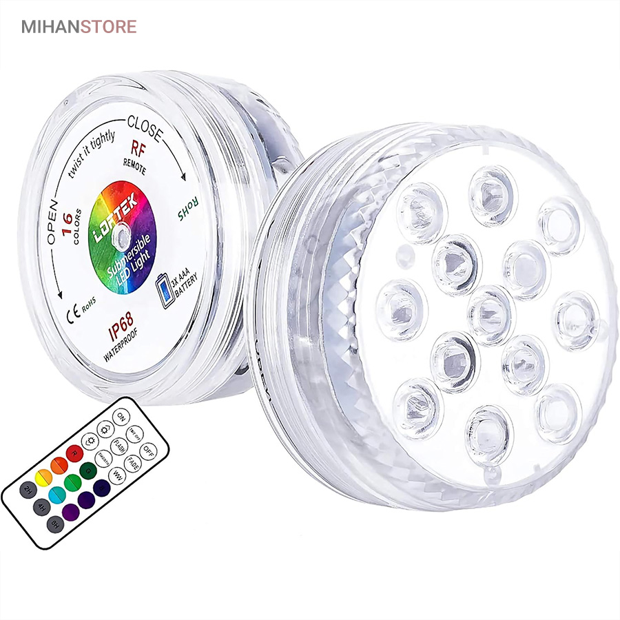 چراغ LED ریموت دار ضد آب