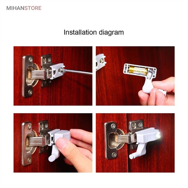 لامپ داخل کابینتی باتری دار (بسته 2 عددی)