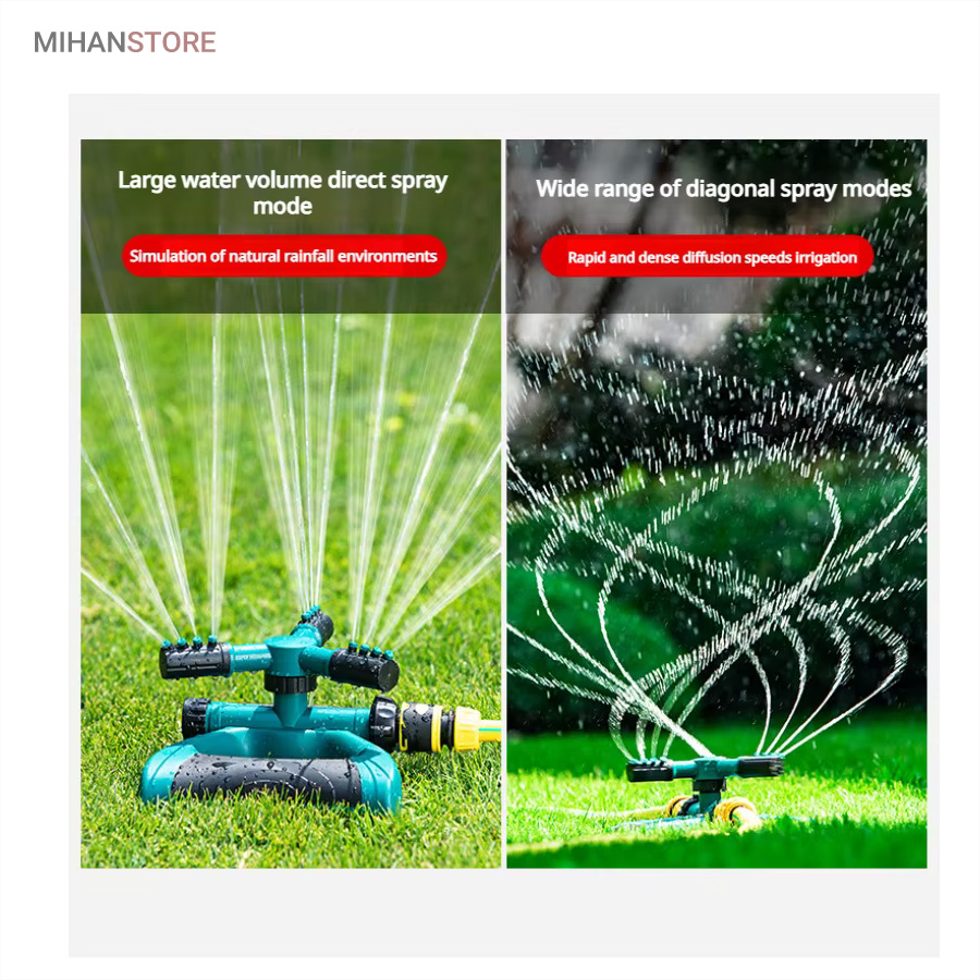 عکس آبپاش چمن چرخشی حرفه ای