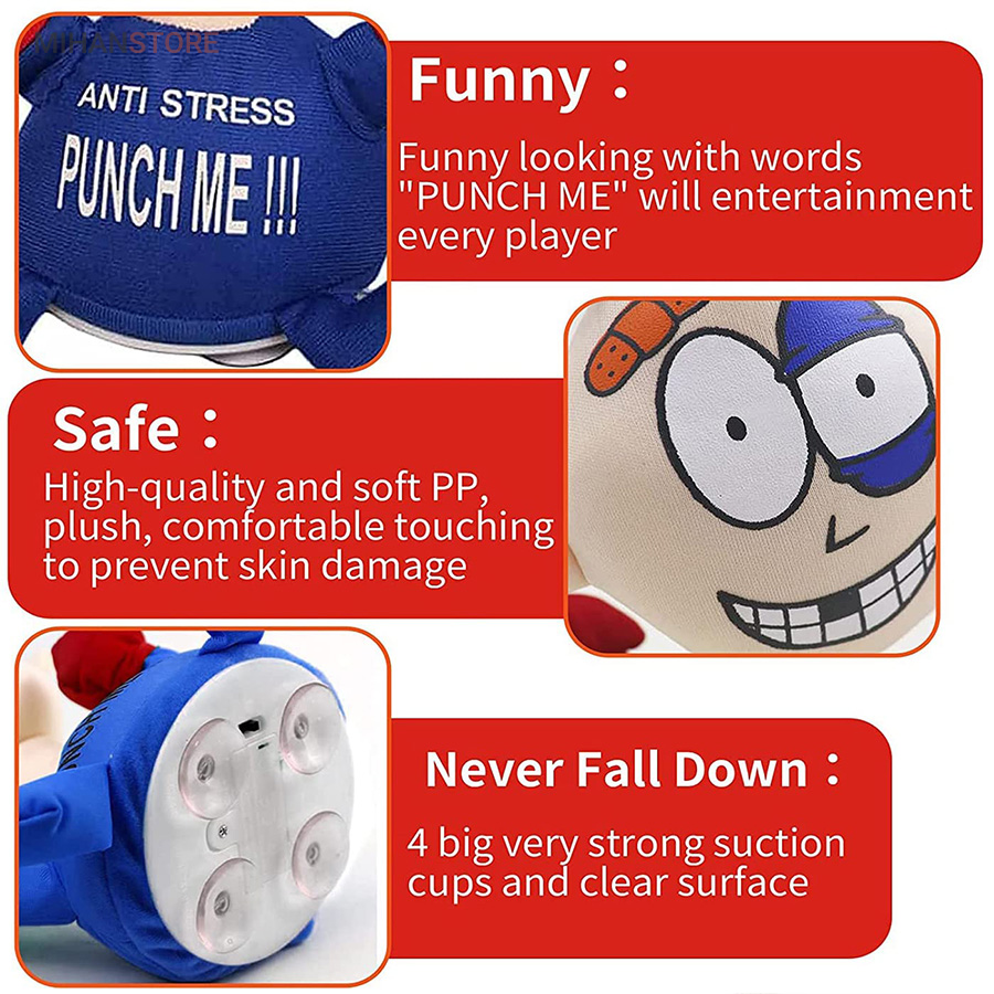 عروسک آنتی استرس مشت خور Punch Me