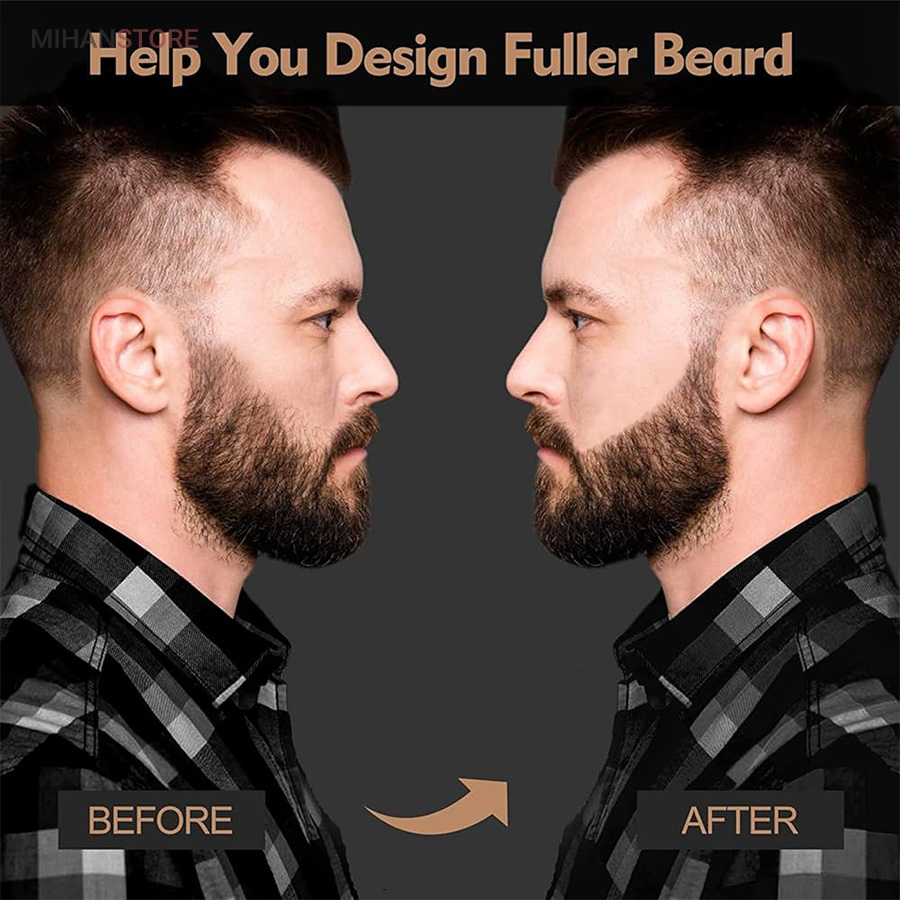 قلم هاشور حرفه ای ریش، مو و ابرو BEARD PEN