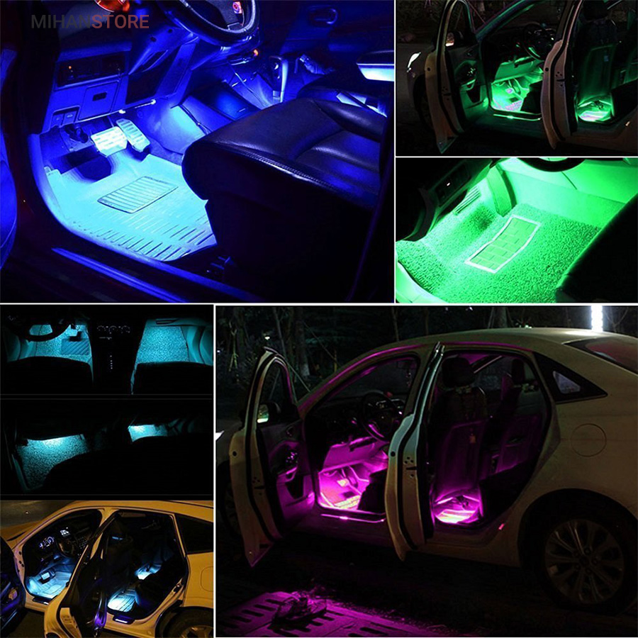 کیت نورپردازی داخل خودرو Atmosphere مدل LED RGB موزیکال