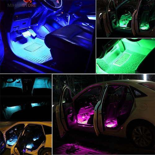 کیت نورپردازی داخل خودرو Atmosphere مدل LED RGB موزیکال
