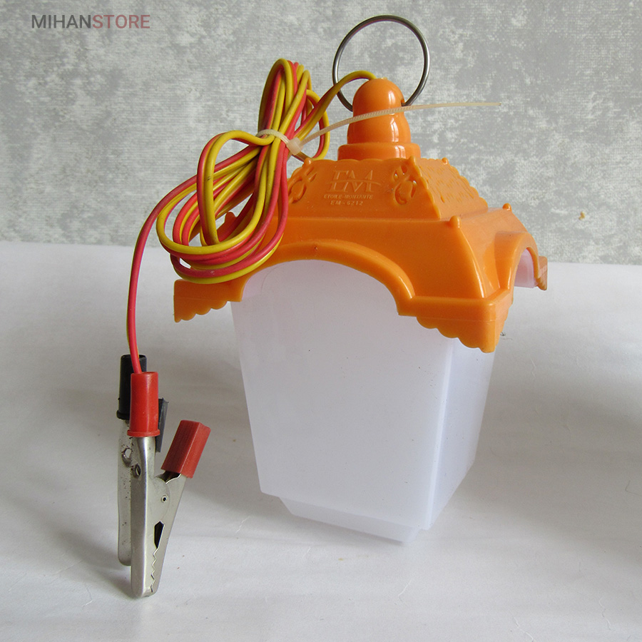 چراغ سیار اتومبیل Lantern Light با اتصال ۱۲ ولت و قلاب آویز