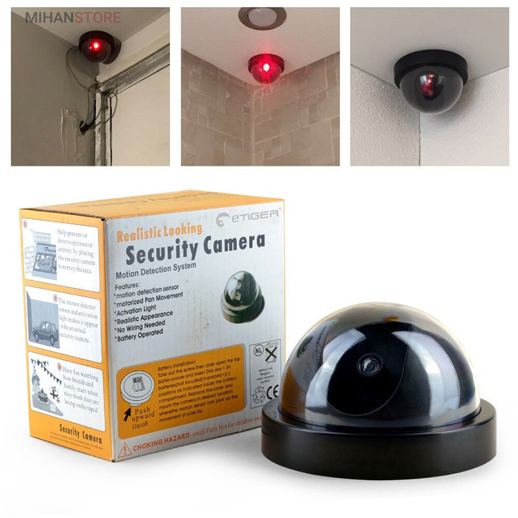 ماکت دوربین مدار بسته Activation Light با چراغ LED چشمکزن طرح واقعی