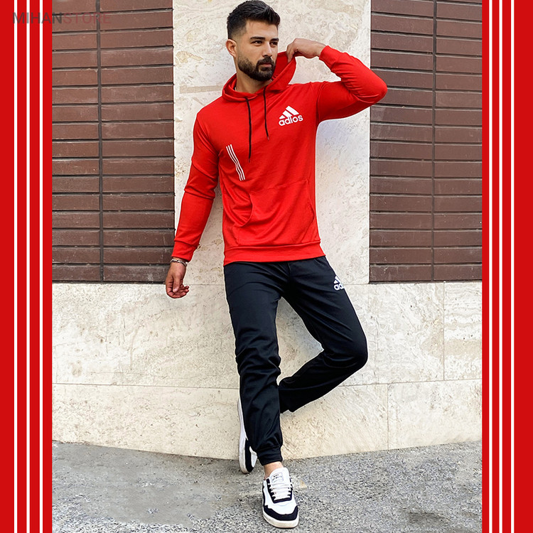 عکس ست هودی و شلوار Adidas مدل Arena