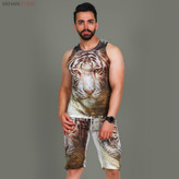 ست رکابی و شلوارک مردانه Tiger