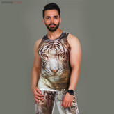 ست رکابی و شلوارک مردانه Tiger