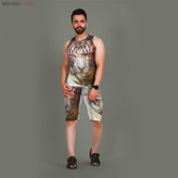 ست رکابی و شلوارک مردانه Tiger